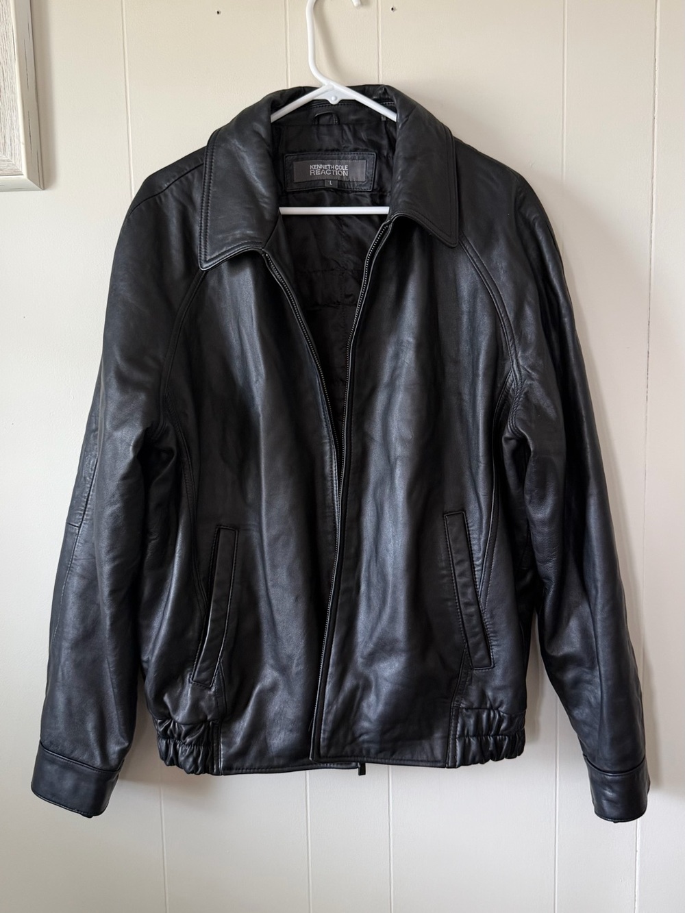 Leather Bomber Jacket